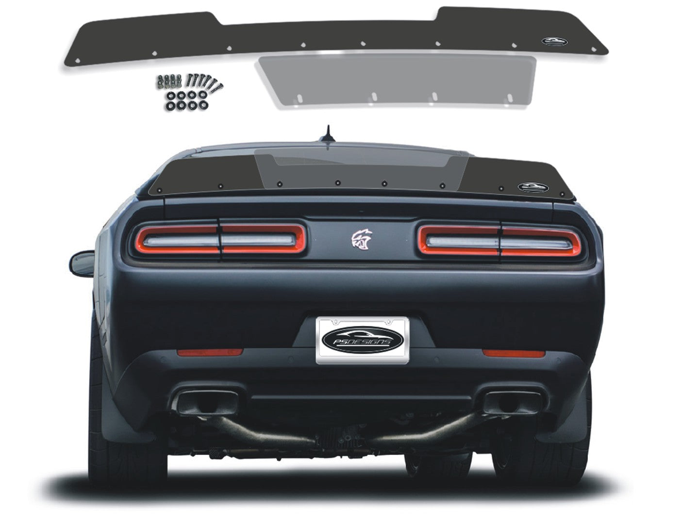 PSDesigns 2015+ 2PC Hellcat Challenger Wicker Bill wickerbill Spoiler