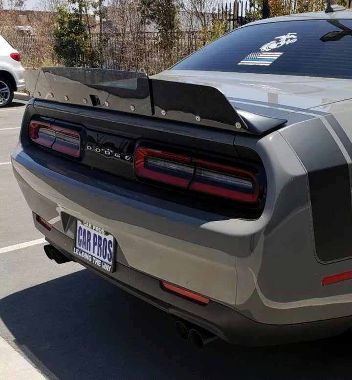 PSDesigns Venom 2008-2014 2 PC Dodge Challenger Rear Wicker Bill wickerbill Spoiler.